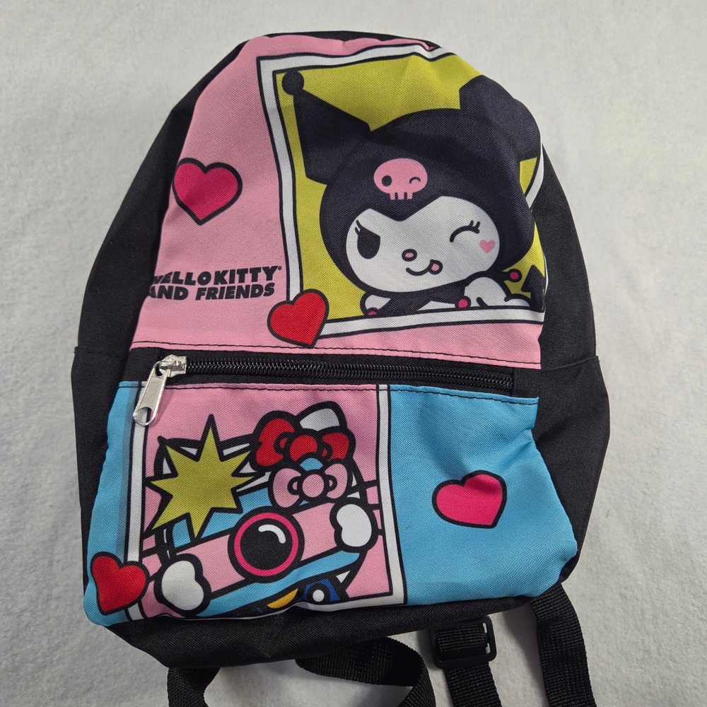 Sanrio Hello Kitty and Friends Kuromi Mini Backpack Kids Pink Blue Black Bag